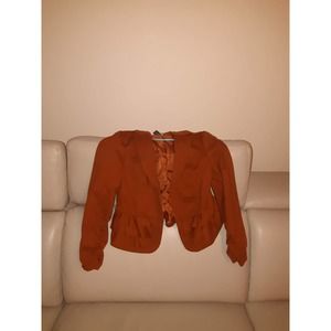 Beautiful Pleated Russ or brown jacket
